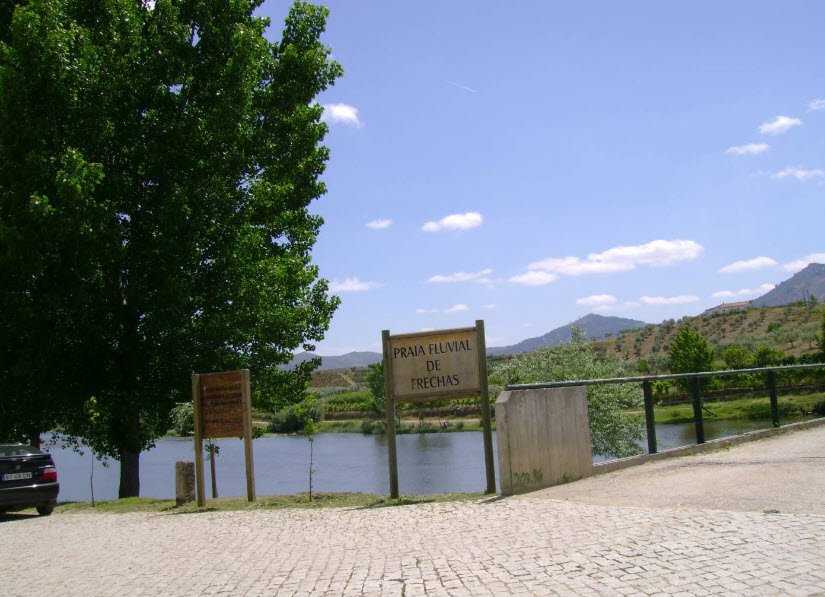 Playa fluvial de Frechas, Portugal